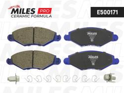 Колодки тормозные PEUGEOT 206/206SW 01>(-ABS) передние Ceramic E500171