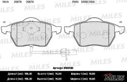 E100120 Колодки тормозные AUDI А100 91>94/А6 95>97 передние SemiMetallic