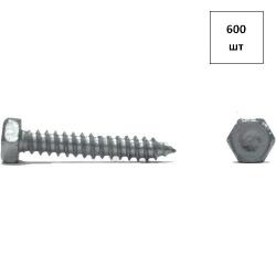 Cаморез 6.3х19 шестигр.г.DIN 7976 оц. 600шт FORTLUFT sts026929