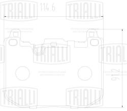 Колодки торм. для а/м BMW 2 (F44) (19-) диск. перед. (M-Performance) (PF 2228)
