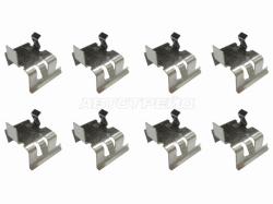 Комплект монтажный тормозных колодок RR TOYOTA CALDINA 02-07/CAMRY 96-01/MARK II 97-01/OPA 00-05