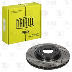 Диск торм. для а/м Renault Logan II (13-)/Sandero II (14-)/Clio IV (12-) перед. d=258 перф., слотир. (DF 3117s) PRO