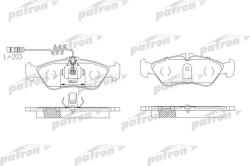 PBP1045 Колодки тормозные дисковые