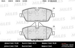 E100275 Колодки тормозные BMW E81/E87/MINI COOPER 04- передние SemiMetallic