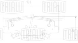 Колодки торм. для а/м Kia Sportage III (10-)/Hyundai Tucson (04-) диск. зад. (для а/м без EPB) (PF 2536)