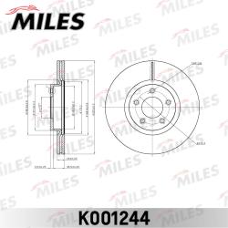 K001244 Диск тормозной MAZDA 3 MPS 2.3 06-09 передний