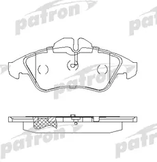 PBP1038 Колодки тормозные дисковые