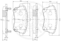 Заменено на xop-BP-12575. Колодки тормозные дисковые  комплект HYUNDAI: ix20 (JC)KIA: VENGA (YN) 12575