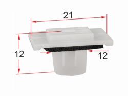 Клипса молдинга кузова HONDA (1 шт.)