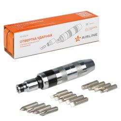 Отвёртка ударная с битами-вставками 5/16", набор 15 пр. (AT-IHS-01)