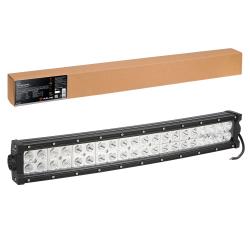 Фара (балка) светодиодная двухрядная изогн., 40LED, комбин.свет, 120Вт, 555х78х60мм, 12/24В, PRO (ALED056)