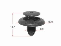 Клипса крепежная SAT ST-KJ-502 (1 шт.)