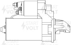 Стартер для а/м BMW X5 E70 (06-)/X6 E71 (08-)/X3 E83 (05-) 3.0D 1,8кВт (LSt 2620)