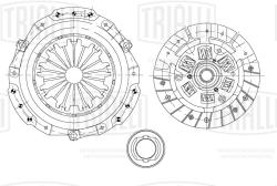 Сцепление в сборе для а/м Citroen C3 (03-) 1.1i/1.4i (с 2005 г.) (КПП MA/5) (с мех.муфт) (FR 2013)