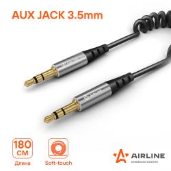 Кабель AUX 3.5 mm Jack - 3.5 mm Jack 1.8м, черный (ACH-AUX-22)