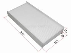 Фильтр салона CITROEN C5 04-08/PEUGEOT 407 05-