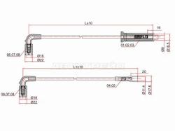 Провода высоковольтные CHEVROLET AVEO 03-08 1.4 F14S3 A14SMS/LANOS 05- A14SMS