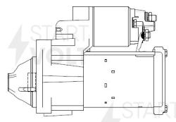 Стартер для а/м BMW X1 F48 (15-)/Mini F56 (15-) 2.0T 1,4кВт (LSt 2616)