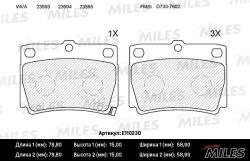E110230 Колодки тормозные MITSUBISHI PAJERO SPORT 98>09 2.5D/3.0 задние SemiMetallic