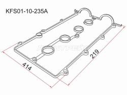 Прокладка клапанной крышки MZ FP, FS, 92-97