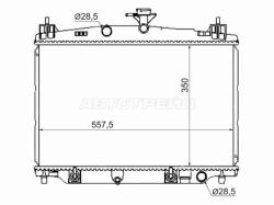 Радиатор Mazda Demio 07-14 / 2 07-15