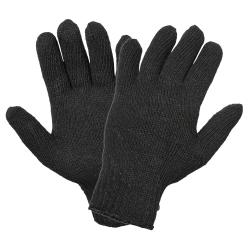 Перчатки трикотажные ХБ двойн., черные, (5 пар) 7,5 класс/115г., мод.502 (ADWG023)