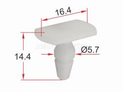 Клипса уплотнителя двери MERCEDES (1 шт.)