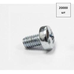 Винт 2,5х8 полуцил. DIN 7985 оц. 20000шт FORTLUFT sts014646