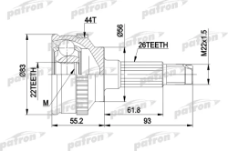 ШРУС PCV1372