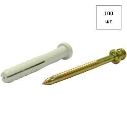 Дюбель-гвоздь UCX/VM 6х35 (резьб.) нейл. 100шт FORTLUFT sts030797