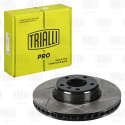 Диск торм. для а/м BMW 3 (F30)/(F20) (11-) перед. d=340 (двухсостав/окраш/перф/слот) (DF 0669s) PRO