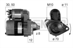 Стартер NISSAN ALMERA N16 1.5/1.8 0/7 кВт. 220154