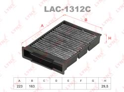 Фильтр салона PEUGEOT 107/CITROEN C1/TOYOTA AYGO угольный LAC-1312C