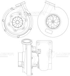 Турбокомпрессор для а/м MAN TGA (02-)/TGS (07-)/TGX (07-) с дв. D2876/2676 (тип K31) (LAT 1228)