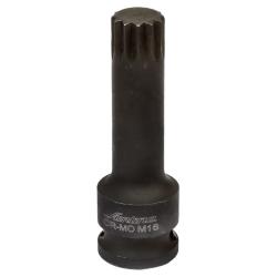 AIRLINE ATAS038 Головка ударная торцевая 1/2&quot; DR внешний SPLINE M16 L=78 мм