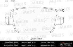E410109 Колодки тормозные FORD GALAXY/MONDEO/S-MAX/VOLVO/FREELANDER 06- зад. LowMetallic