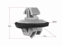 Клипса молдинга TOYOTA/LEXUS (1 шт.)