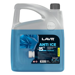 Жидкость омывателя незамерзающая LAVR 3,9л Premium -15°С LN1313