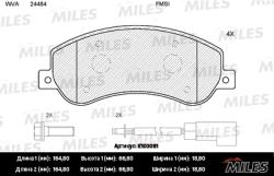 E100091 Колодки торм. FORD TRANSIT 330/350 06-/VW AMAROK 10- перед. с датч. SemiMetallic