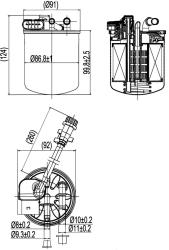 Фильтр для а/м Mercedes Sprinter (18-) 2.2D (топл.дизель) (SVD7378)