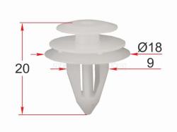 Клипса обшивки двери NISSAN (1 шт.)