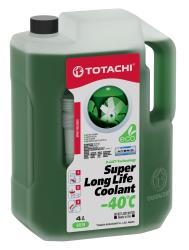 Жидкость охлаждающия "Антифриз" TOTACHI SUPER LONG LIFE COOLANT Green -40C 4л (з 41604