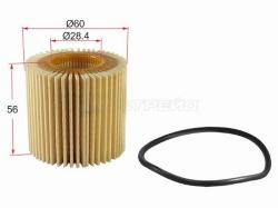 Фильтр масляный (картридж) TOYOTA COROLLA/BELTA/AURIS/BB/PASSO/PROBOX/1NRFE/2NRFKE/1KRFE/K3VE