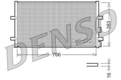 DRM10104 Радиатор FORD TRANSIT 2.0D 00-