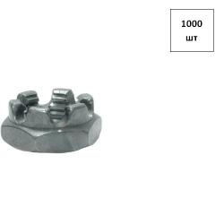 Гайка прорезная М 8 DIN 937 (низкая) (17Н) 1000шт FORTLUFT sts030597