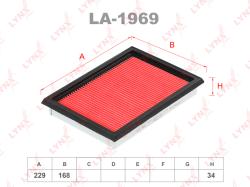 Фильтр воздушный NISSAN/HONDA/SUBARU LA-1969