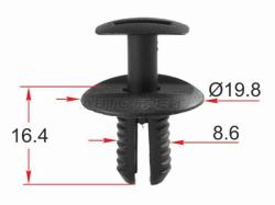 Клипса крепежная MERCEDES (1 шт.)