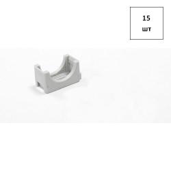 Двусостов.зажим для пласт.труб ECAV 40-50 15шт FORTLUFT sts020177