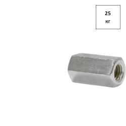 Гайка удлинённая М 16 DIN 6334 оц. 25кг FORTLUFT sts025196