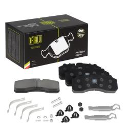 TRIALLI PFT 029059 Колодки тормозные дисковые с рем.комп. для автомобилей Камаз 5490, МАЗ 203, MB, MAN, DAF, Iveco, Scania (WVA 29059)